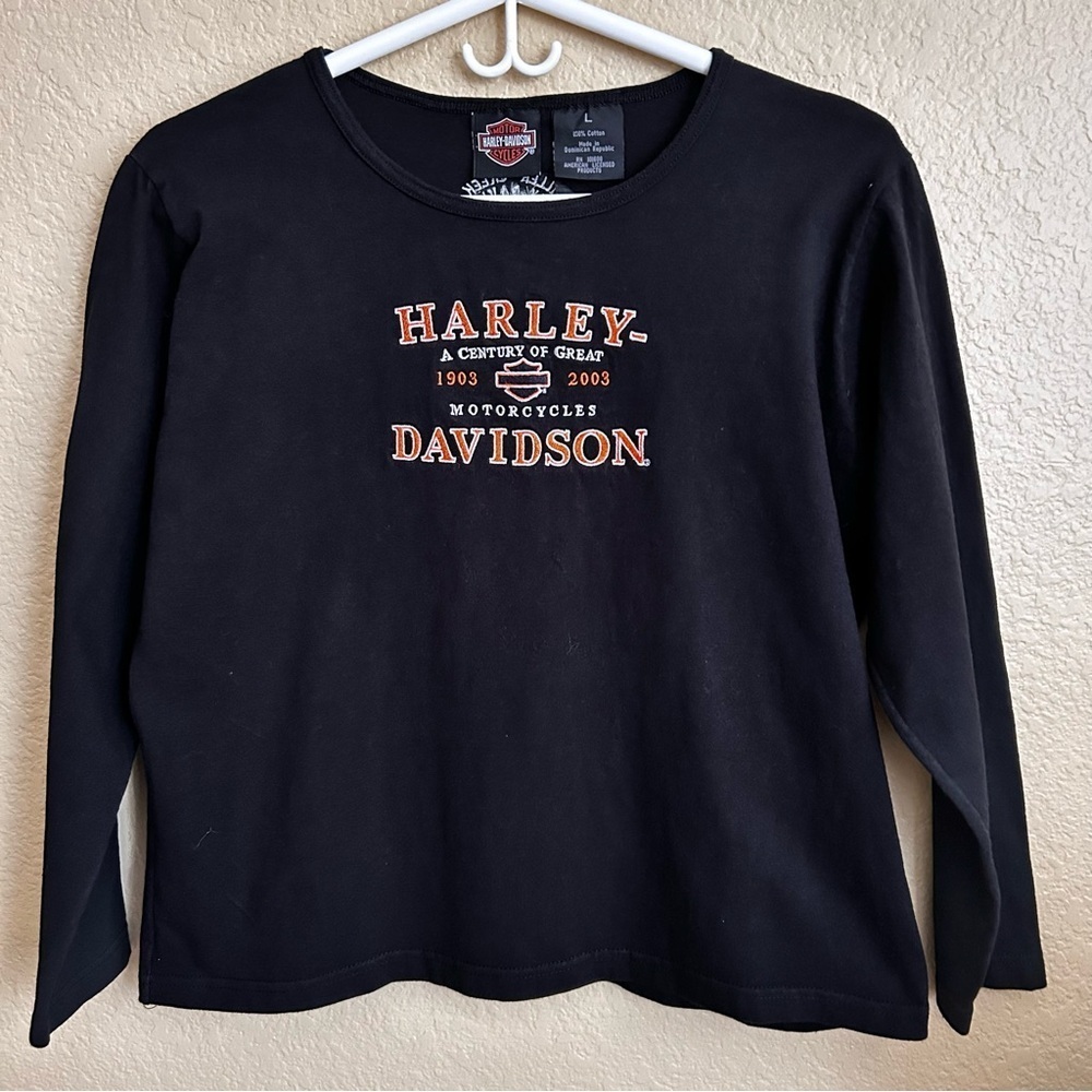 Harley-Davidson Black Long Sleeve Tee
